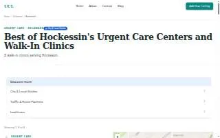 Urgent Care Plus of Hockessin website