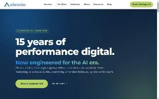 Elevato Media website