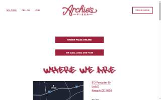 Archie's Pizza