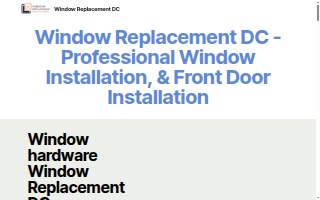 Window Replacement DC - Professional Window Installation, & Door Installation