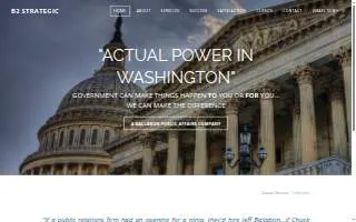 B2 Strategic (A Ballabon Public Affairs Company) website