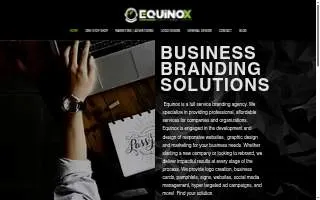 Equinox Graphic Design Creative website