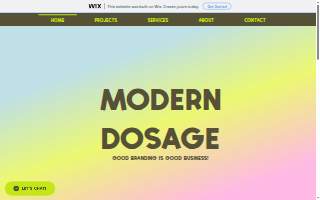 Modern Dosage Graphic Design