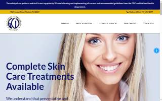 Gulf Coast Dermatology of Bayonet Point website