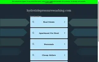 Hydro Tide Pressure Washing, LLC website