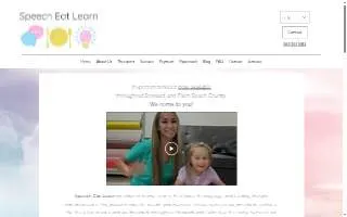 Speech Eat Learn website