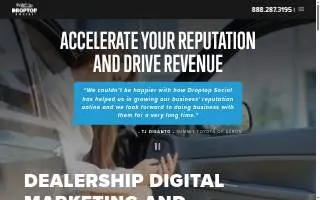 Droptop Social website