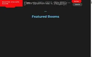 The Master Escape Room of Boca Raton website