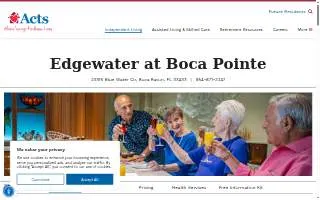 Edgewater at Boca Pointe website