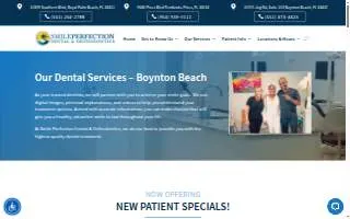 Smile Perfection Dental & Orthodontics of Boynton Beach website