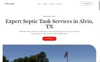 Whitt's Septic Service of Bradenton website