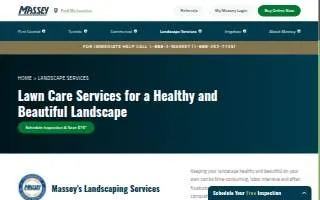 Massey Services GreenUP Lawn Care Service of Brooksville website