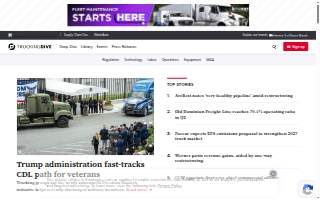 Trucking Services & Logistic LLC website