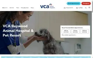 Baywood Pet Resort website