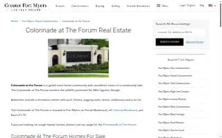 The Colonnade at Northdale website