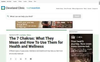 Chakra Challenge Yoga & Holistic Wellness website