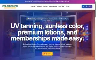 South Beach Tanning Company of Citrus Park website