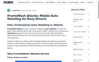 ProntoWash website