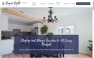 Staged Right LLC of Citrus Park website