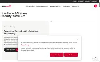 SafeTouch of Tampa website