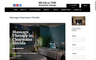 Head-to-Toe Therapeutic Massage- Clearwater, Florida