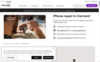 uBreakiFix - Phone and Computer Repair of Clermont website