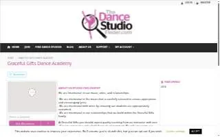 Graceful Gifts Dance Academy of Cocoa website