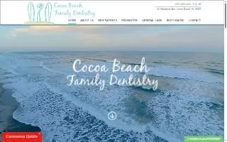 Cocoa Beach Family Dentistry website