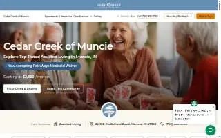 Cedar Creek Assisted Living of Cocoa Beach website