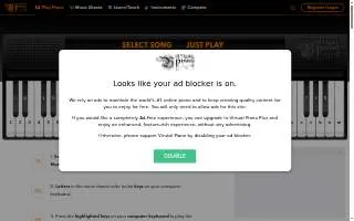 Piano Lessons by Rhonda website