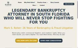 Law Office of Mark S. Roher website