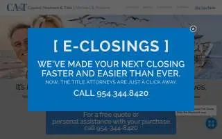Capital Abstract & Title website