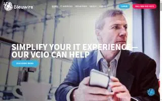 Bleuwire IT Services website