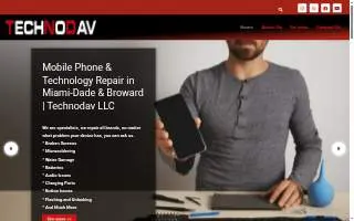 Technodav iPhone & Technology Mobile Repair of Country Club website