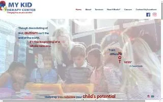 My Kid Therapy Center website