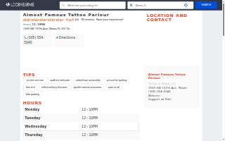 Almost Famous Tattoo Parlour