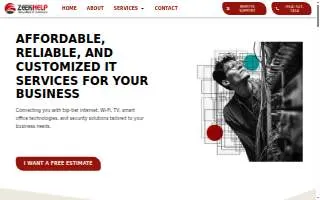 Zeekhelp IT Solutions, Inc website