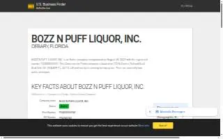 Bozz N Puff liquor website
