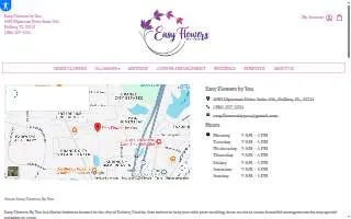 Easy Flowers by You website