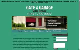 24/7 Deerfield Garage Door Repair website