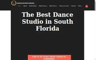 Dance4youFlorida website