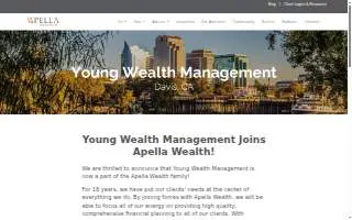 Young Wealth Management website