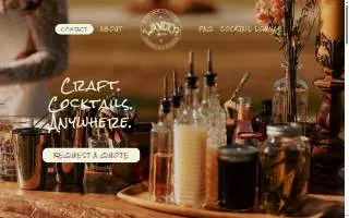 Wander Bar: Mobile Bartending and Cocktail Lounge website
