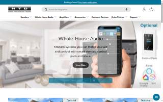 HTD Cleaning Services website