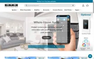 HTD Cleaning Services website