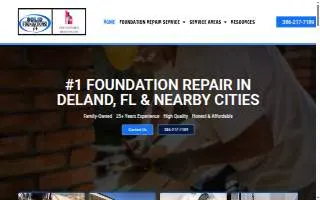 Solid Foundation Repair Of DeLand website
