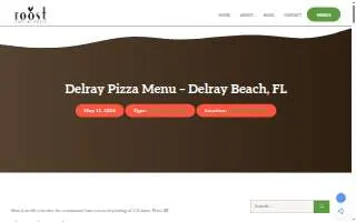 Delray Pizza website