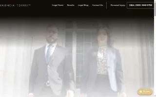 Valencia & Torres Law website