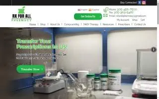 Rx for all Pharmacy website