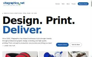 Vitagraphics.net website